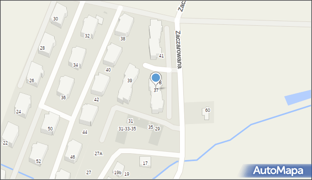 Rotmanka, Zaczarowana, 37a, mapa Rotmanka