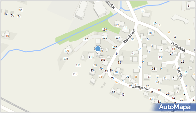 Rudawa, Zamkowa, 99, mapa Rudawa