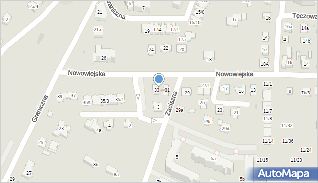 Rzeszów, Zaciszna, 3a, mapa Rzeszów