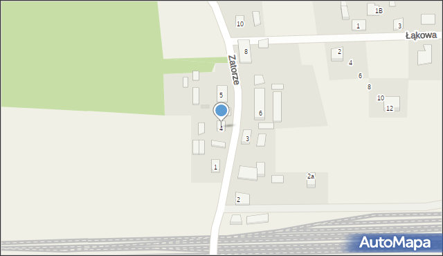 Samborowo, Zatorze, 4, mapa Samborowo