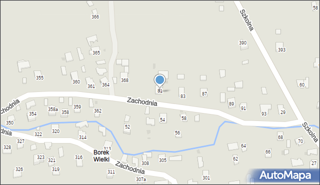 Sędziszów Małopolski, Zachodnia, 81, mapa Sędziszów Małopolski
