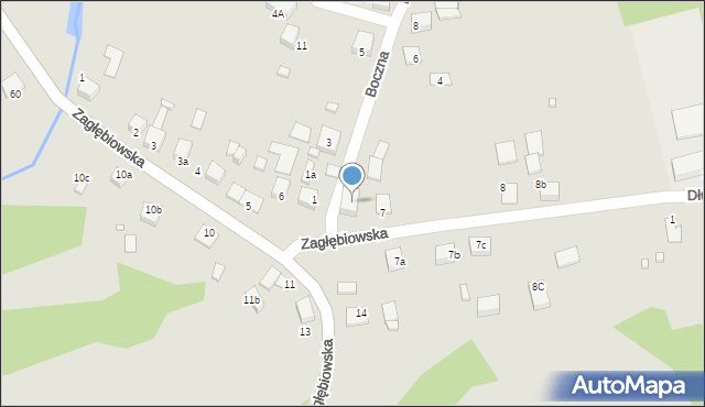 Siewierz, Zagłębiowska, 9, mapa Siewierz