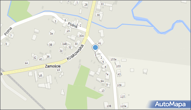 Słomniki, Zagłoby Jana Onufrego, 1, mapa Słomniki