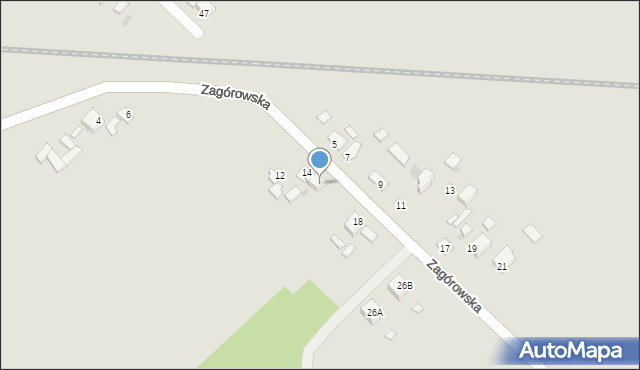 Słupca, Zagórowska, 16, mapa Słupca