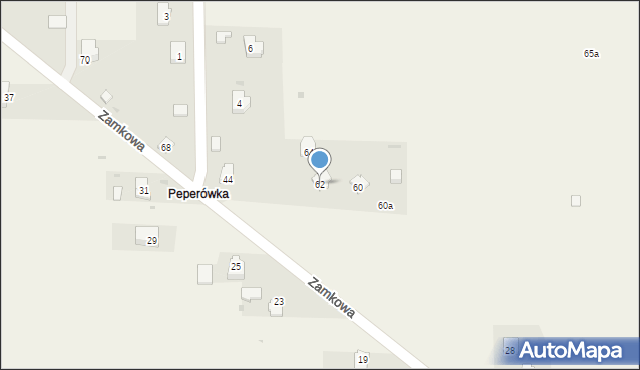 Smardzowice, Zamkowa, 62, mapa Smardzowice