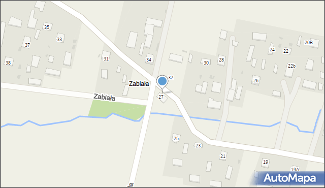 Stare Oleszyce, Zabiała, 29, mapa Stare Oleszyce