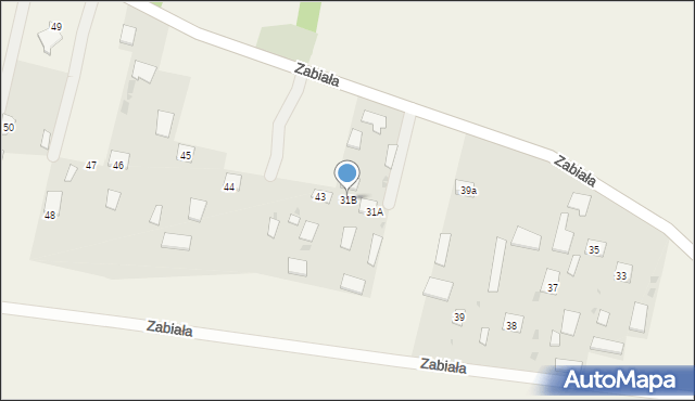 Stare Oleszyce, Zabiała, 31B, mapa Stare Oleszyce