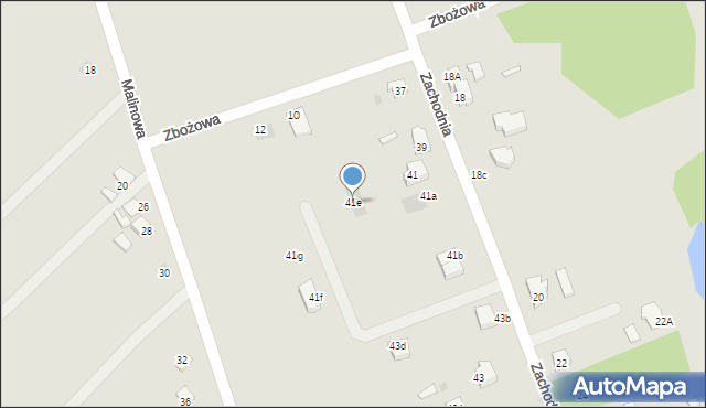 Starogard Gdański, Zachodnia, 41e, mapa Starogard Gdański