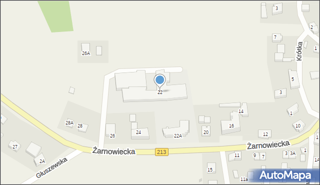 Starzyno, Żarnowiecka, 22, mapa Starzyno