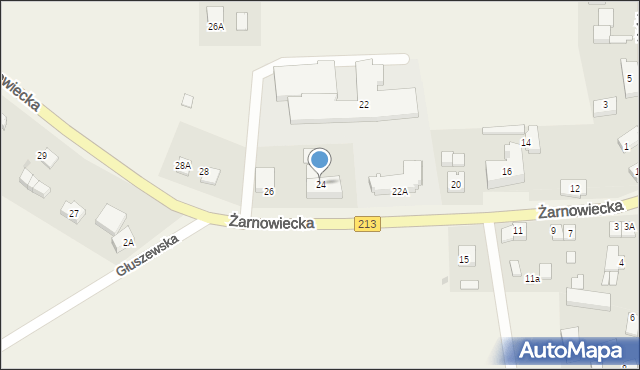 Starzyno, Żarnowiecka, 24, mapa Starzyno