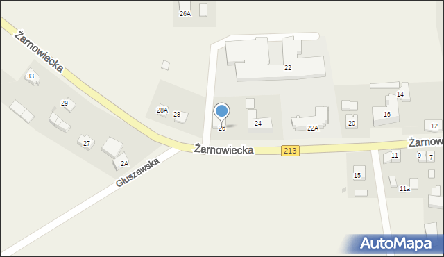Starzyno, Żarnowiecka, 26, mapa Starzyno