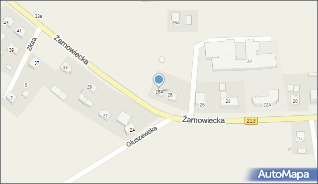 Starzyno, Żarnowiecka, 28A, mapa Starzyno