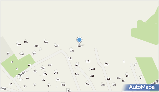 Stawinoga, Zatorska, 22e, mapa Stawinoga