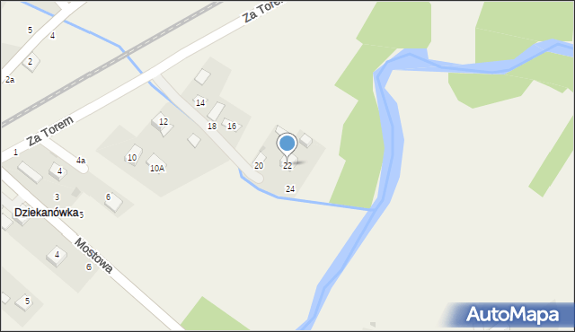 Sterkowiec, Za Torem, 22, mapa Sterkowiec