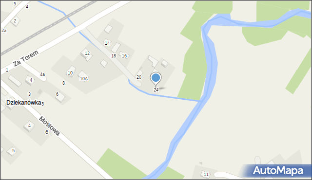 Sterkowiec, Za Torem, 24, mapa Sterkowiec