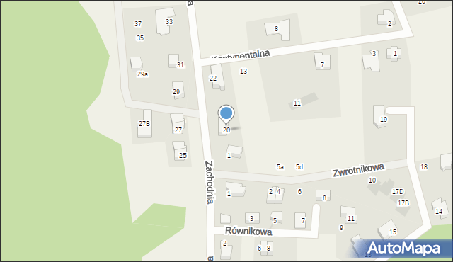 Straszyn, Zachodnia, 20, mapa Straszyn