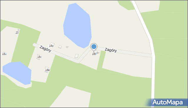 Sulęczyno, Zagóry, 47, mapa Sulęczyno