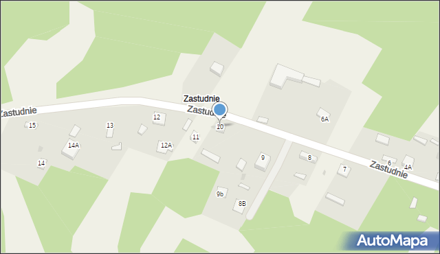 Suliszowice, Zastudnie, 10, mapa Suliszowice