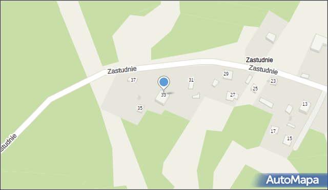 Suliszowice, Zastudnie, 14A, mapa Suliszowice