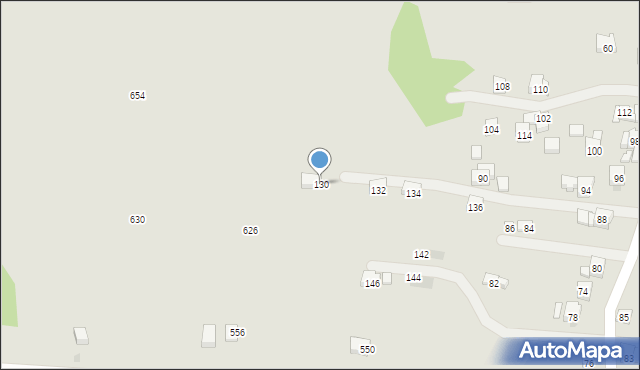 Sułkowice, Zagumnie, 130, mapa Sułkowice