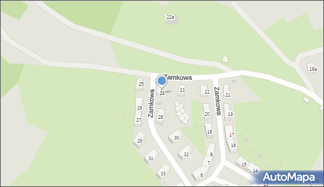 Świebodzice, Zamkowa, 24, mapa Świebodzice