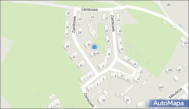 Świebodzice, Zamkowa, 32, mapa Świebodzice