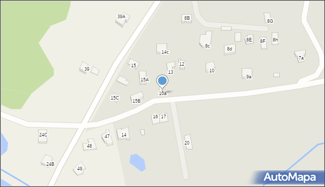 Świebodzin, Zacisze, 10a, mapa Świebodzin