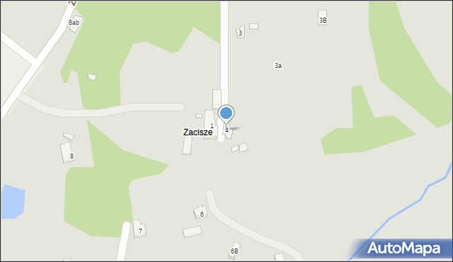 Świebodzin, Zacisze, 4, mapa Świebodzin