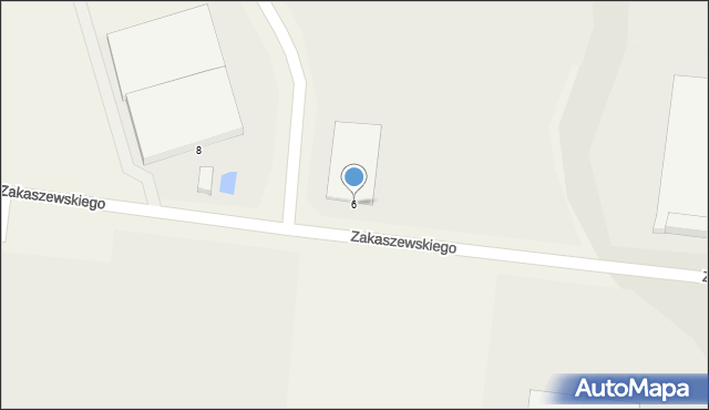 Święty Wojciech, Zakaszewskiego, 6, mapa Święty Wojciech