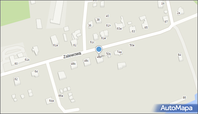 Świnoujście, Zalewowa, 48d, mapa Świnoujście