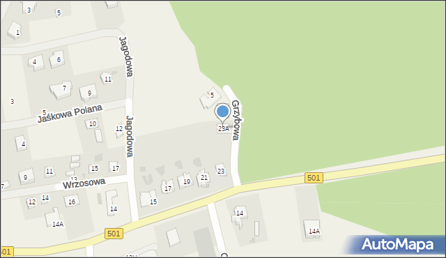 Sztutowo, Zalewowa, 23A, mapa Sztutowo