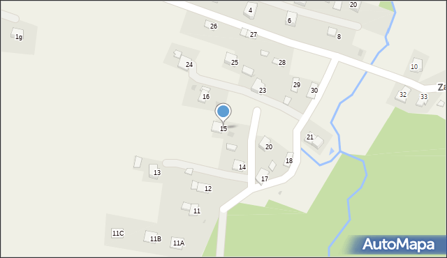 Targowiska, Zalesie, 15, mapa Targowiska