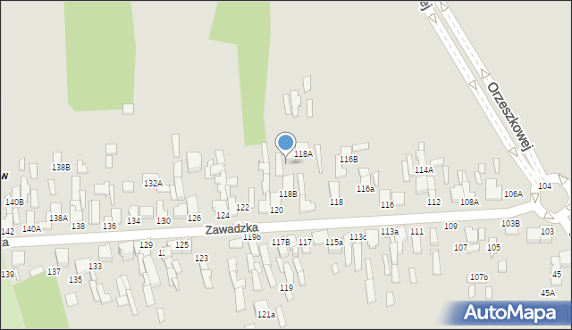 Tomaszów Mazowiecki, Zawadzka, 118C, mapa Tomaszów Mazowiecki