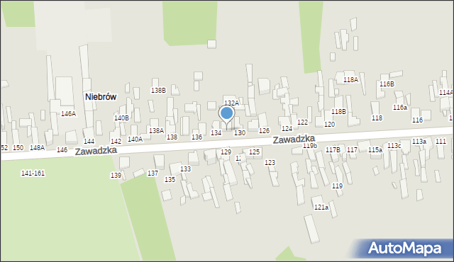 Tomaszów Mazowiecki, Zawadzka, 132, mapa Tomaszów Mazowiecki