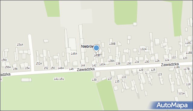 Tomaszów Mazowiecki, Zawadzka, 140B, mapa Tomaszów Mazowiecki