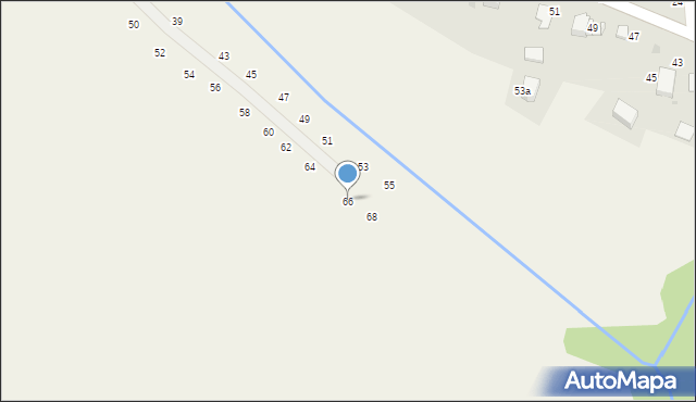 Tomaszowice, Zacisze, 66, mapa Tomaszowice