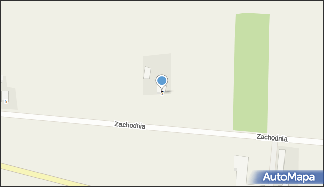 Trutnowy, Zachodnia, 7, mapa Trutnowy