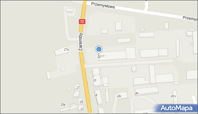 Tuliszków, Zaremby, kasztelana, 22, mapa Tuliszków