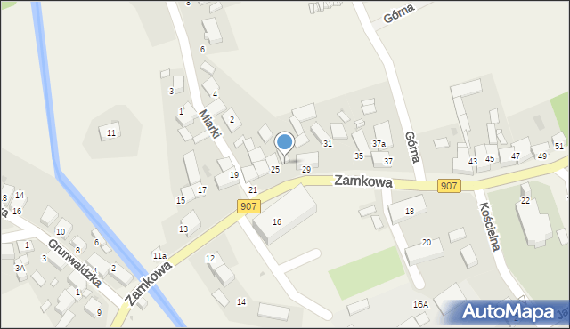 Tworóg, Zamkowa, 27, mapa Tworóg