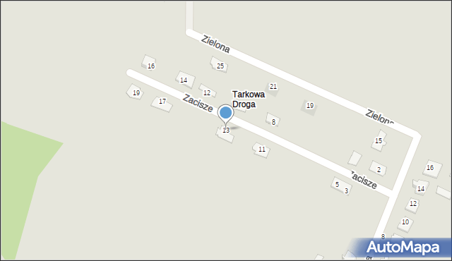 Włoszczowa, Zacisze, 13, mapa Włoszczowa