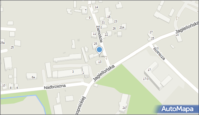 Wojnicz, Zamoście, 27, mapa Wojnicz