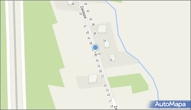 Wola Rębkowska, Zacisze, 35, mapa Wola Rębkowska