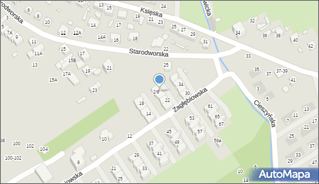 Wrocław, Zagłębiowska, 26, mapa Wrocławia