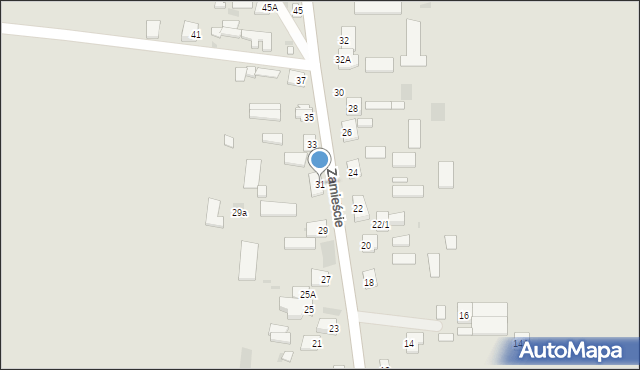 Wyszogród, Zamieście, 31, mapa Wyszogród