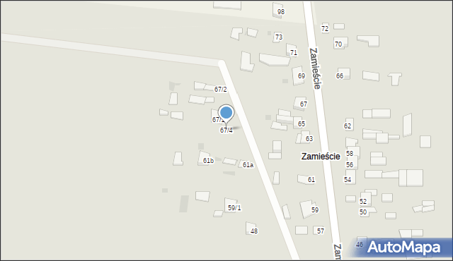 Wyszogród, Zamieście, 67/4, mapa Wyszogród