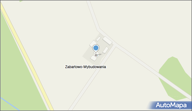 Zabartowo, Zabartowo, 49, mapa Zabartowo