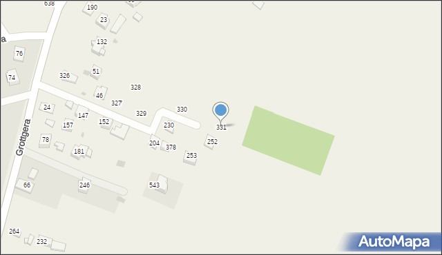 Zabawa, Zabawa, 331, mapa Zabawa