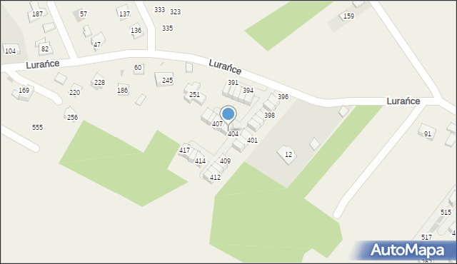 Zabawa, Zabawa, 405, mapa Zabawa