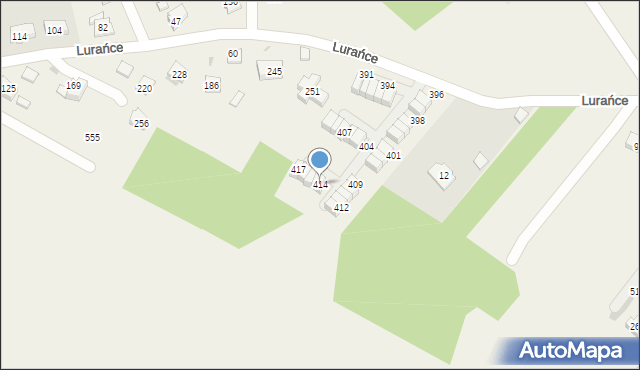 Zabawa, Zabawa, 414, mapa Zabawa