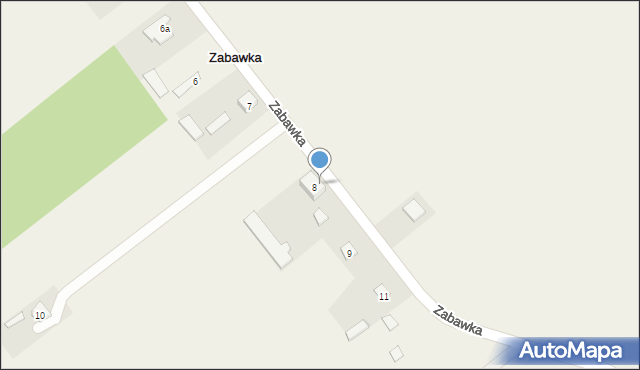 Zabawka, Zabawka, 8a, mapa Zabawka